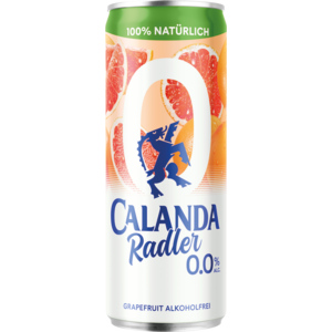 Calanda Radler Grapefruit DS, 4 x 6 x 33 cl Calanda Radler Grapefruit DS, 4 x 6 x 33 cl