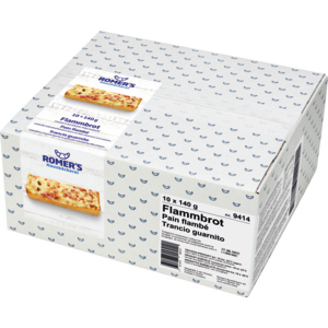 Romer's Flammbrot, tiefgekühlt, 10 x 140 g Romer's Flammbrot, tiefgekühlt, 10 x 140 g