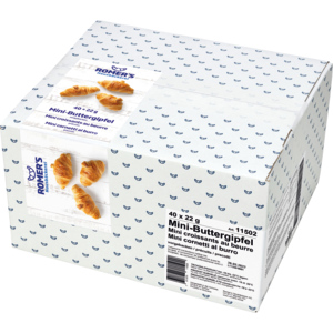 Romer's Mini Buttergipfel, vorgebacken, tiefgekühlt, 40 x 22 g