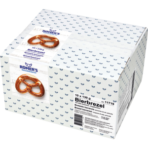 Romer's Bierbrezel, vorgebacken, tiefgekühlt, 10 x 130 g