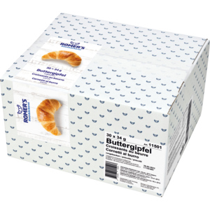 Romer's Buttergipfel, vorgebacken, tiefgekühlt, 30 x 34 g