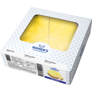 Romer's Zitronentorte, geschnitten, tiefgekühlt, 1,25 kg