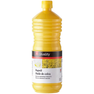 Quality Suisse Garantie Rapsöl, 12 x 1 l Quality Suisse Garantie Rapsöl, 12 x 1 l