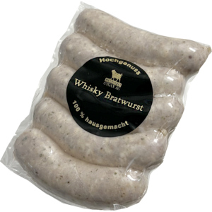 Whisky Bratwurst 5 x 60g