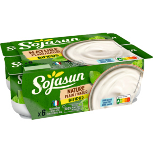 Sojasun nature, 6 x 100 g