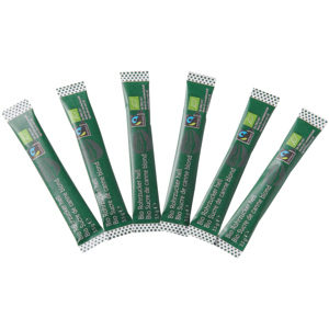 Natura Bio Fairtrade, Max Havelaar, Rohrzucker braun, 500 x 3,5 g