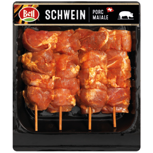 Schweins-Araignée Spiessli, mariniert, 4 x ca.150 g