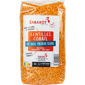 Sabarot Rote Linsen, 1 kg Sabarot Rote Linsen, 1 kg