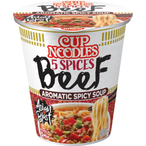 Nissin Nudeln mit Rindfleisch, 8 x 64 g