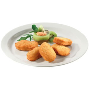 Fredag Chicken Nuggets paniert, tiefgekühlt, Brasilien, 5 x 1 kg Fredag Chicken Nuggets paniert, tiefgekühlt, Brasilien, 5 x 1 kg