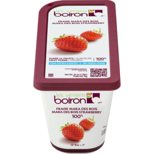 Boiron Erdbeeren Mara des Bois Purée, ohne Zucker, TK, 1 kg