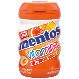 Mentos Gum Vitamin, 6 x 90 g Mentos Gum Vitamin, 6 x 90 g