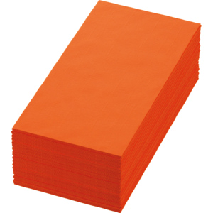 Duni Servietten, 1/8 Falz, 3-lagig, 40 x 40 cm, sun orange, 250 St
