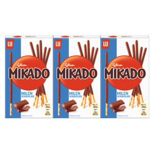 Lu Mikado au lait, 3 x 75 g Lu Mikado au lait, 3 x 75 g