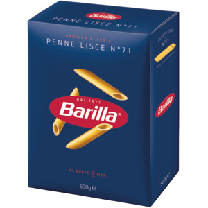 Barilla Penne Lisce, n° 71, 500 g