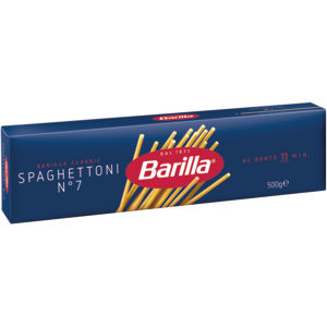 Barilla Spaghettoni, n°7, 24 x 500 g Barilla Spaghettoni, n°7, 24 x 500 g