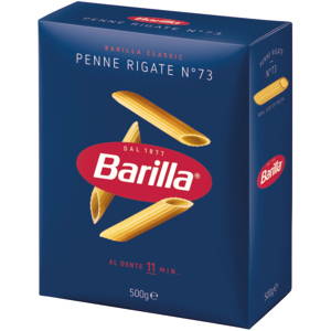 Barilla Penne Rigate, n°73, 12 x 500 g