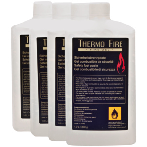 Thermo Fire Brennpaste 1 l Pack zu 4 x 1 l