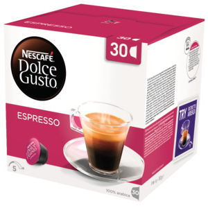 Nescafé Dolce Gusto espresso, 3 x 30 Portionen Nescafé Dolce Gusto espresso, 3 x 30 Portionen