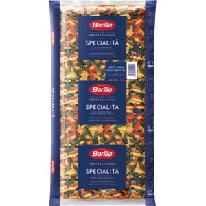 Barilla Mezze Penne Tricolore, 3 x 5 kg Barilla Mezze Penne Tricolore, 3 x 5 kg