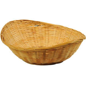Brotkörbchen Bambus oval 25 x 18 x 7 cm Pack zu 6 Stück