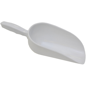 Mehlschaufel, Kunststoff, 29 cm, weiss