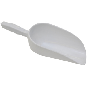 Mehlschaufel, Kunststoff, 34 cm, weiss