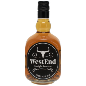 WestEnd Straight Bourbon 40% Vol., 6 x 70 cl