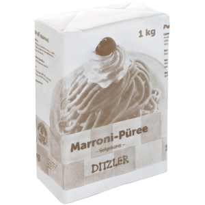 Ditzler Marronipurée, Block, tiefgekühlt, 5 x 1 kg