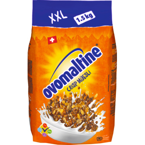 Ovomaltine Crisp Müesli, 5 x 1,5 kg