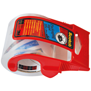3M Scotch Packband + Abroller, 20 m, transparent 3M Scotch Packband + Abroller, 20 m, transparent