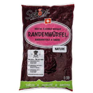 Schöni Randen Würfel gekocht, 1 kg Schöni Randen Würfel gekocht, 1 kg