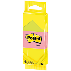 3M Scotch Post-It 38 x 51 mm gelb Pack zu 3 x 100 Blätter 3M Scotch Post-It 38 x 51 mm gelb Pack zu 3 x 100 Blätter