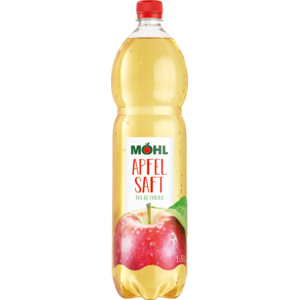 Möhl Apfelsaft hell PET, 1,5l Möhl Apfelsaft hell PET, 1,5l