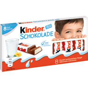 Kinder Schokolade T8, 10 x 100 g