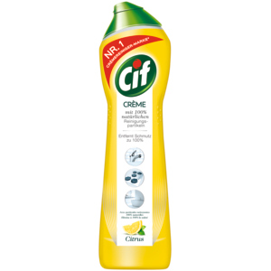 Cif Allzweckreiniger Crème, Citrus, 2 x 500 ml Cif Allzweckreiniger Crème, Citrus, 2 x 500 ml