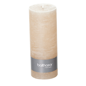 Raureif Kerze, 70 x 180 mm, 85 h, taupe Raureif Kerze, 70 x 180 mm, 85 h, taupe