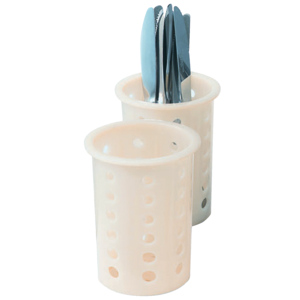 Besteckbehälter Nylon Ø 9,5 cm, Höhe 14,3 cm, beige Besteckbehälter Nylon Ø 9,5 cm, Höhe 14,3 cm, beige