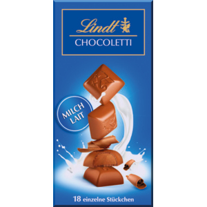 Lindt Chocoletti Milch, 5 x 100 g Lindt Chocoletti Milch, 5 x 100 g