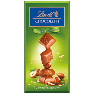 Lindt Chocoletti Nuss, 5 x 100 g Lindt Chocoletti Nuss, 5 x 100 g