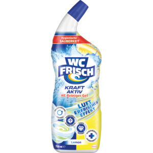 WC Frisch Kraft-Aktiv WC-Reiniger, Lemon, 2 x 750 ml