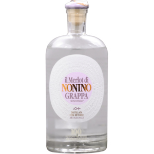 Grappa Nonino Merlot 41%, 70 cl Grappa Nonino Merlot 41%, 70 cl