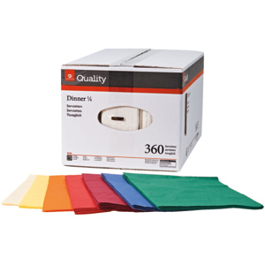 Quality Servietten Dinner, 1/4, 3-lagig, 40 x 40 cm, grün, 6 x 60 St