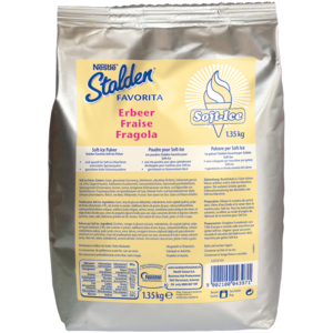 Stalden Soft Ice Erdbeer, 10 x 1,35 kg