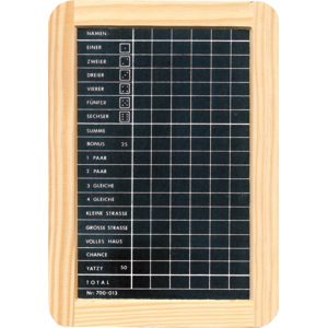 Yatzytafel