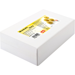 Geflügel Meatballs Curry, gekocht, tiefgekühlt, 5 kg Geflügel Meatballs Curry, gekocht, tiefgekühlt, 5 kg