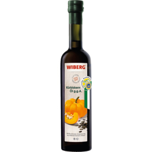 Wiberg Kürbiskernöl, 100 % sortenrein, 5 dl Wiberg Kürbiskernöl, 100 % sortenrein, 5 dl