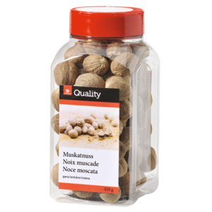 Quality Muskatnuss ganz, 410 g