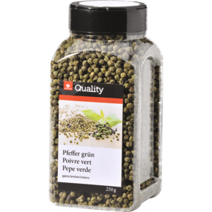 Quality Pfeffer grün ganz, 250 g Quality Pfeffer grün ganz, 250 g