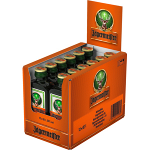 Jägermeister Bitter 35% Vol., Pack zu 12 Portionen x 10 cl